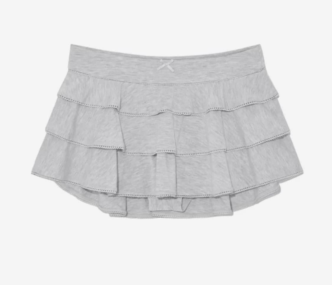 글로니 picot 프릴 미니스커트 상품이미지2