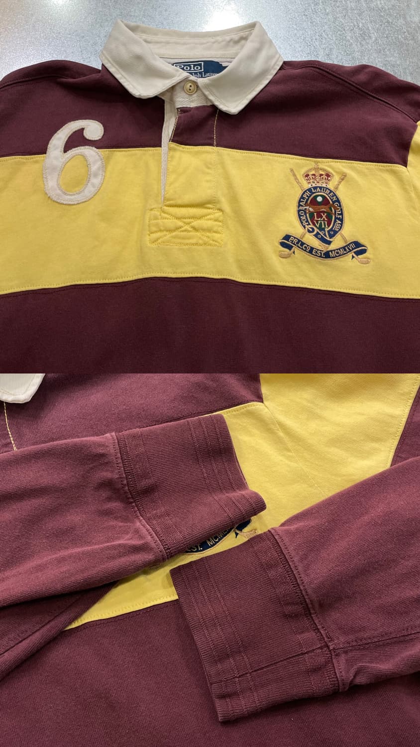 (L) POLO 폴로 랄프로렌 카라 럭비티 상품이미지7