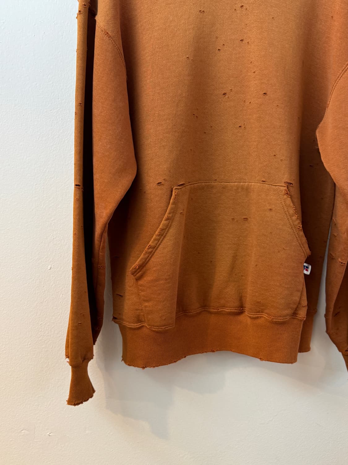 90s russell sun faded hoodie 상품이미지4