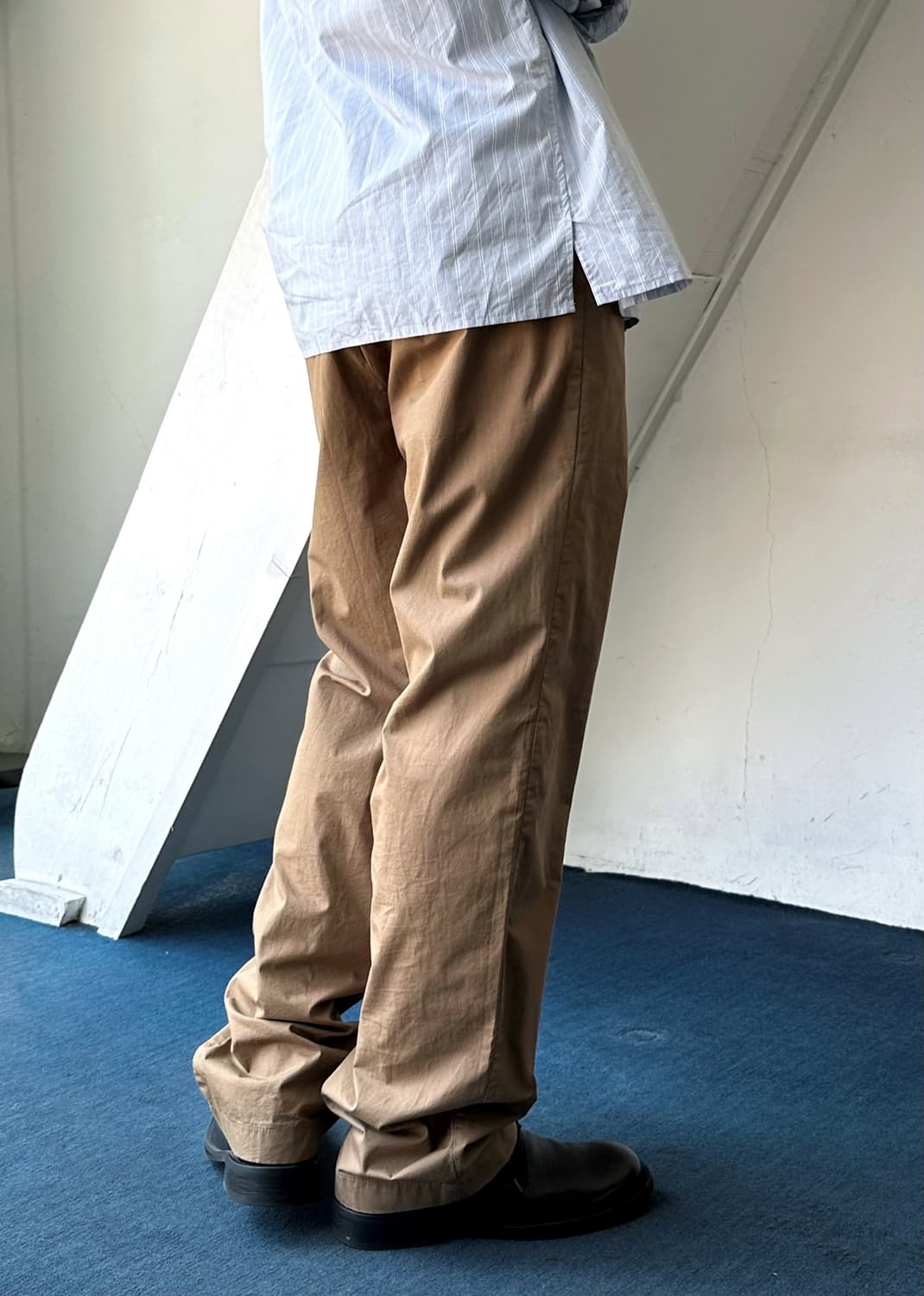 Natural high count cotton chino pants 상품이미지5