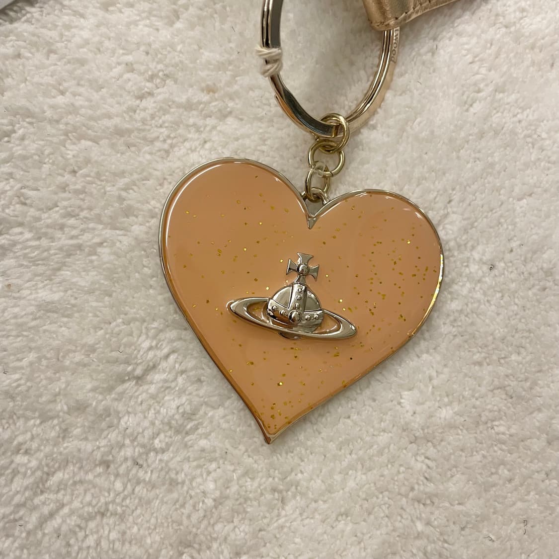 *새상품*비비안웨스트우드 ORB골드 하트 미러 키링 상품이미지4