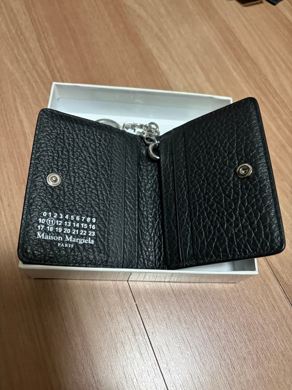 메종 마르지엘라 키링 지갑 블랙 상품이미지4