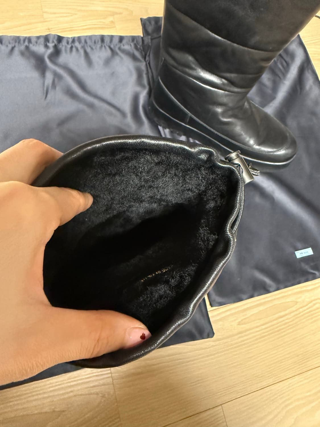 프라다 리얼레더 퍼 부츠, 프라다부츠 (37) 상품이미지3