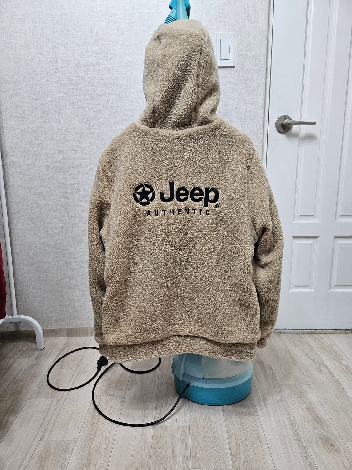 (100~105)XL☆초대장급☆Jeep지프 리버시블 쉐르파 후리스점퍼 상품이미지6