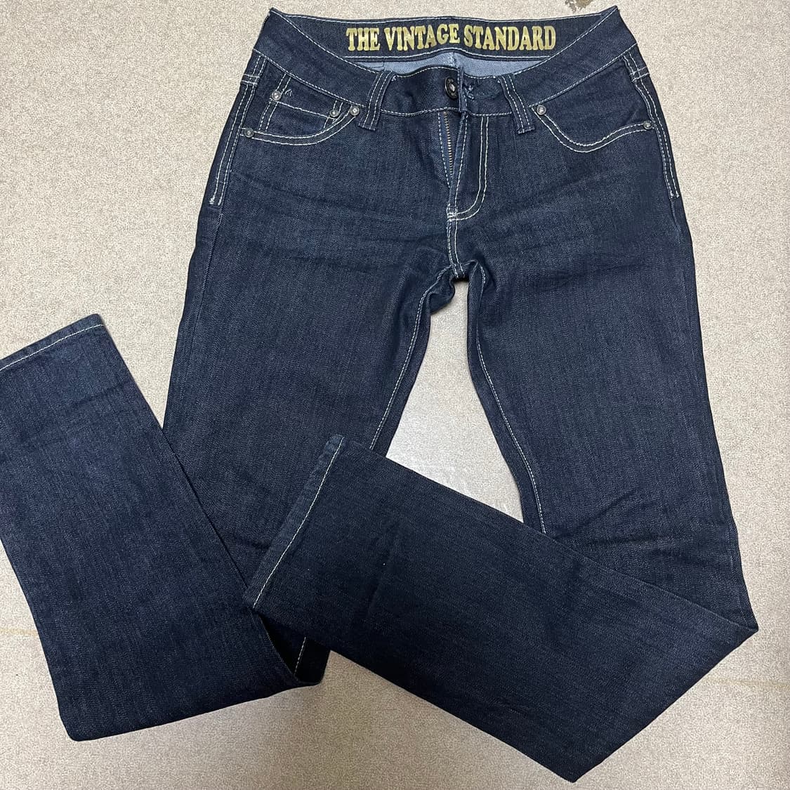 jpn vtg 스트레이트 로우라이즈 진 상품이미지1
