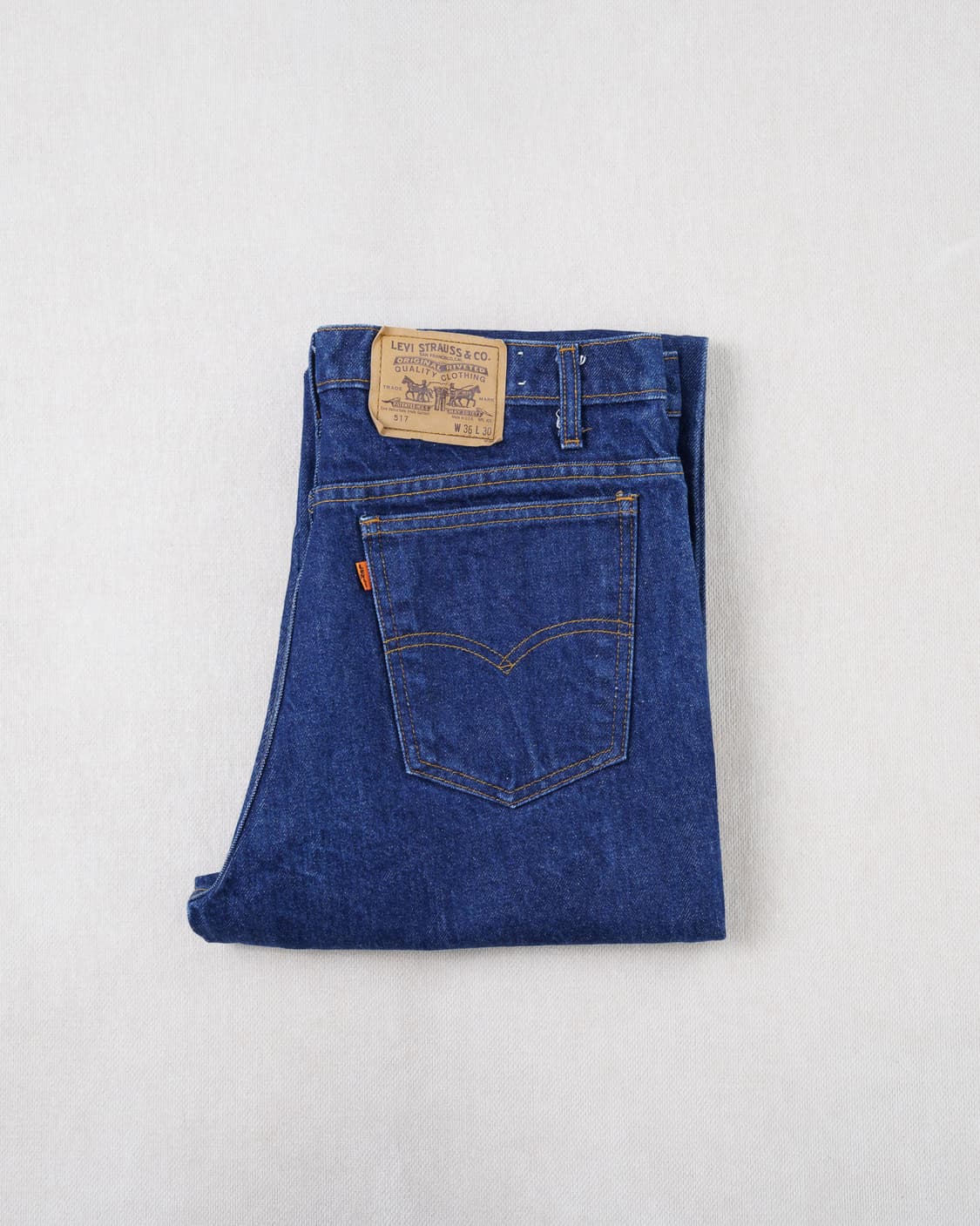 (허리 44) 80s 리바이스 517 부츠컷 데님 팬츠 상품이미지1