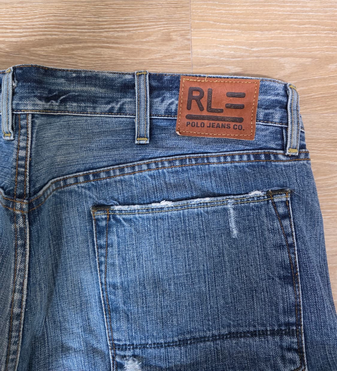 폴로 RL 부츠컷 청바지 40x30 상품이미지8