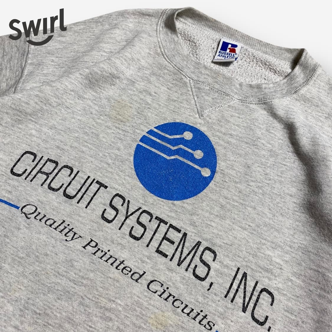 🌊90s USA Russell tech sweatshirts 상품이미지3