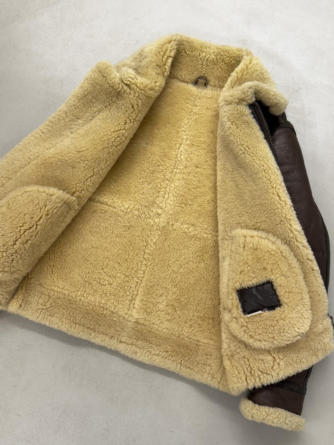 B3 무스탕 무통 자켓 상품이미지7