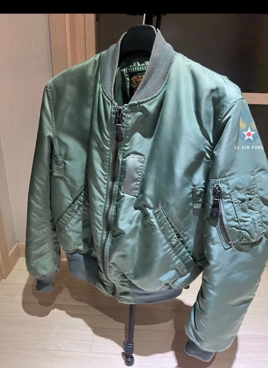 알파인더스트리 ma-1 정밀복각 상품이미지1