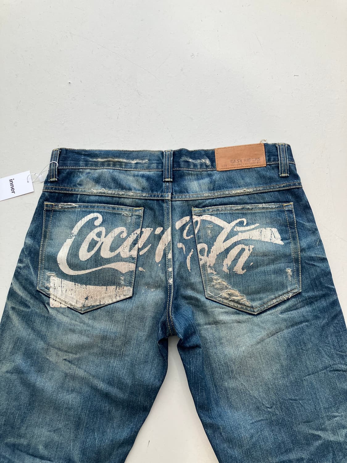 BLUE BOY 코카콜라 디스트로이드 데님 쇼츠 30  상품이미지2