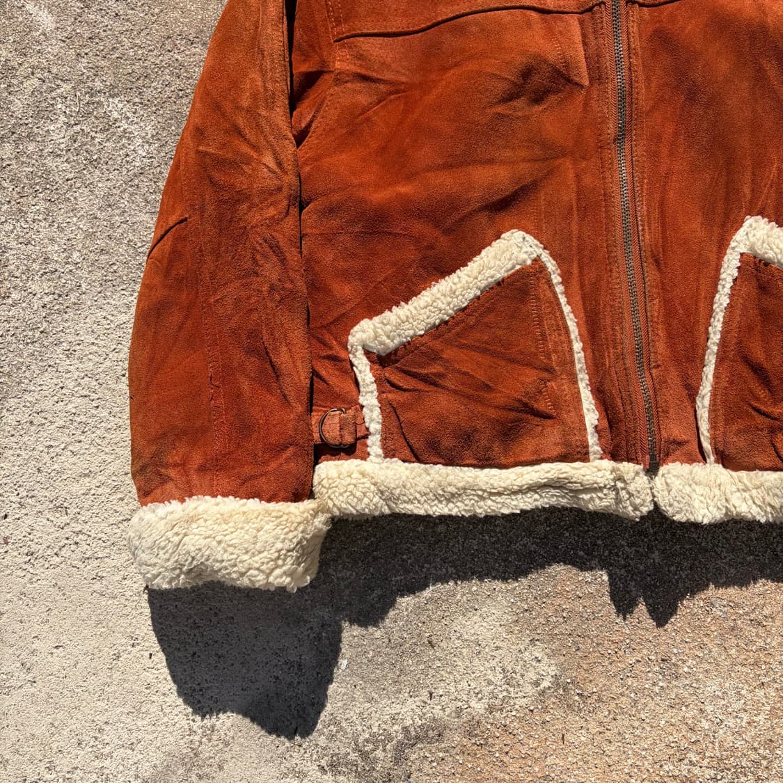 90s MUY BIEN SUEDE B-6 빈티지 자켓 M 상품이미지3