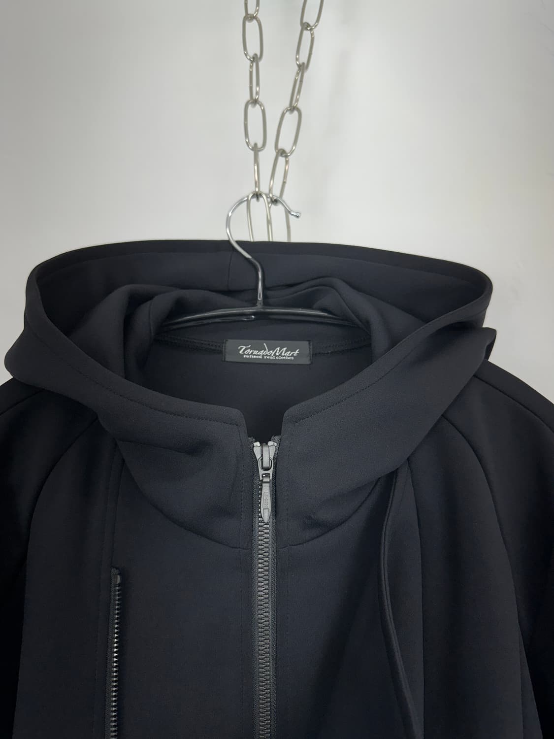 Tornado Mart Asymmetric Zip Hooded Jacke 상품이미지8