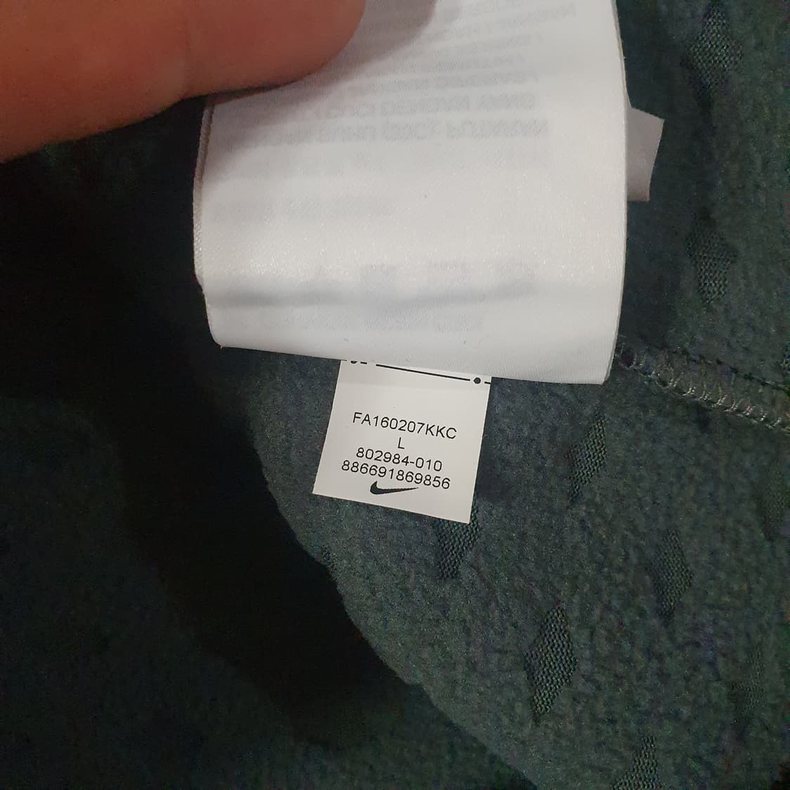 나이키 골프 여성 베이퍼니트 플리스 자켓 L 90 상품이미지8