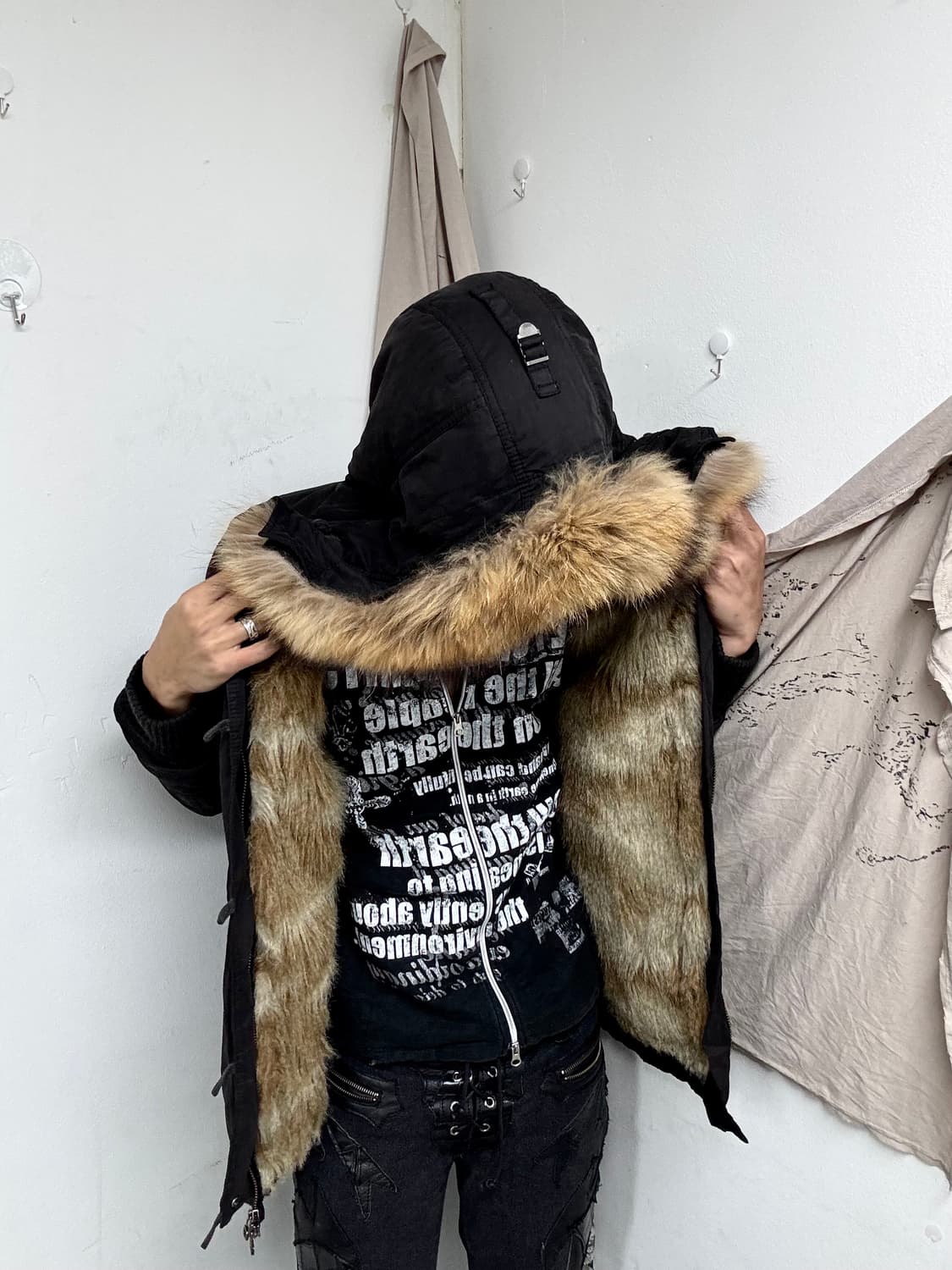 [MOUSSY] Over-Hoodie Fur Trimming Combat 상품이미지5