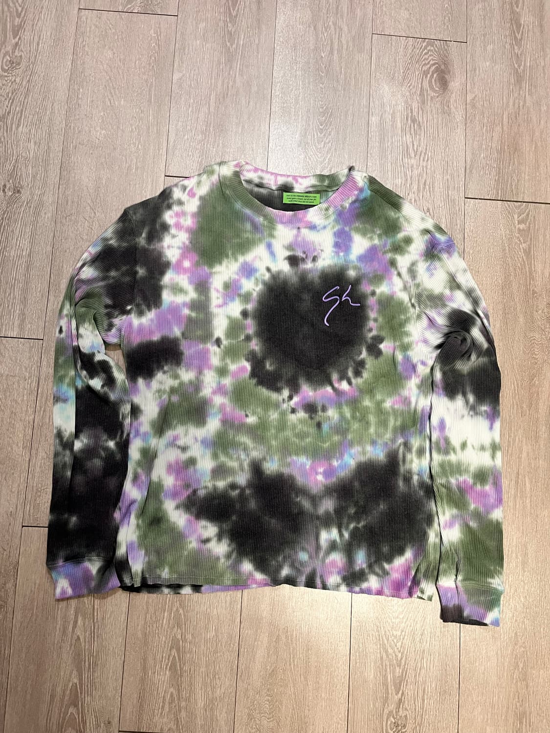 AMETHYST TIE DYE THERMAL LONG SLEEVE 상품이미지1
