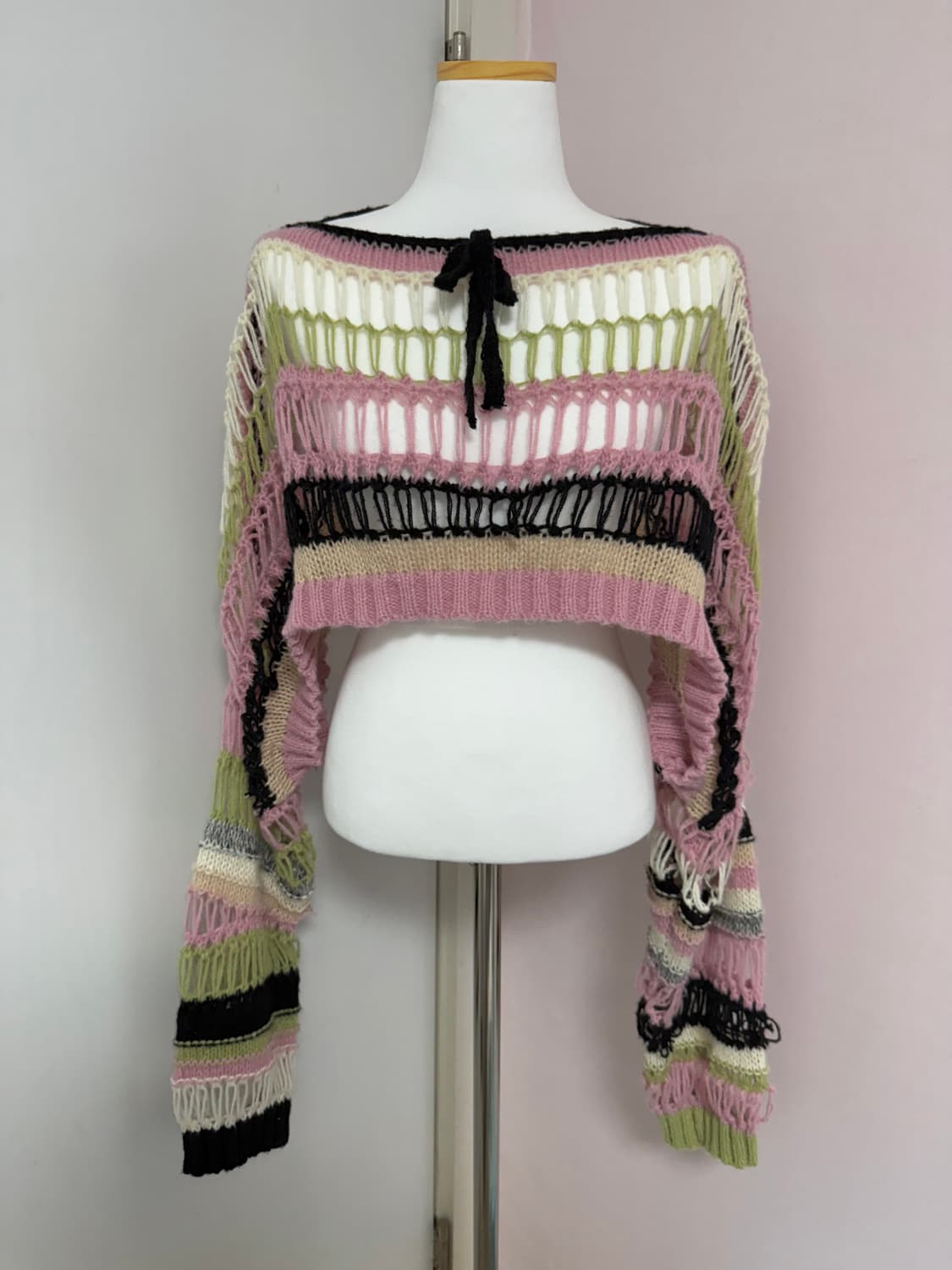 빈티지 그런지 그물 니트  상품이미지1