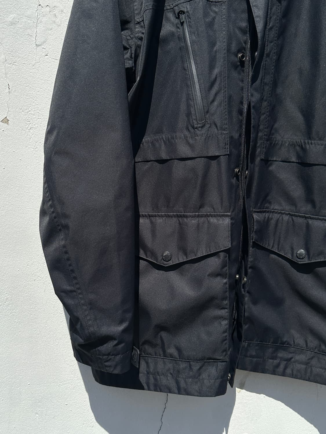 [2XL] 노스페이스 블랙 바람막이 사파리 자켓 상품이미지7