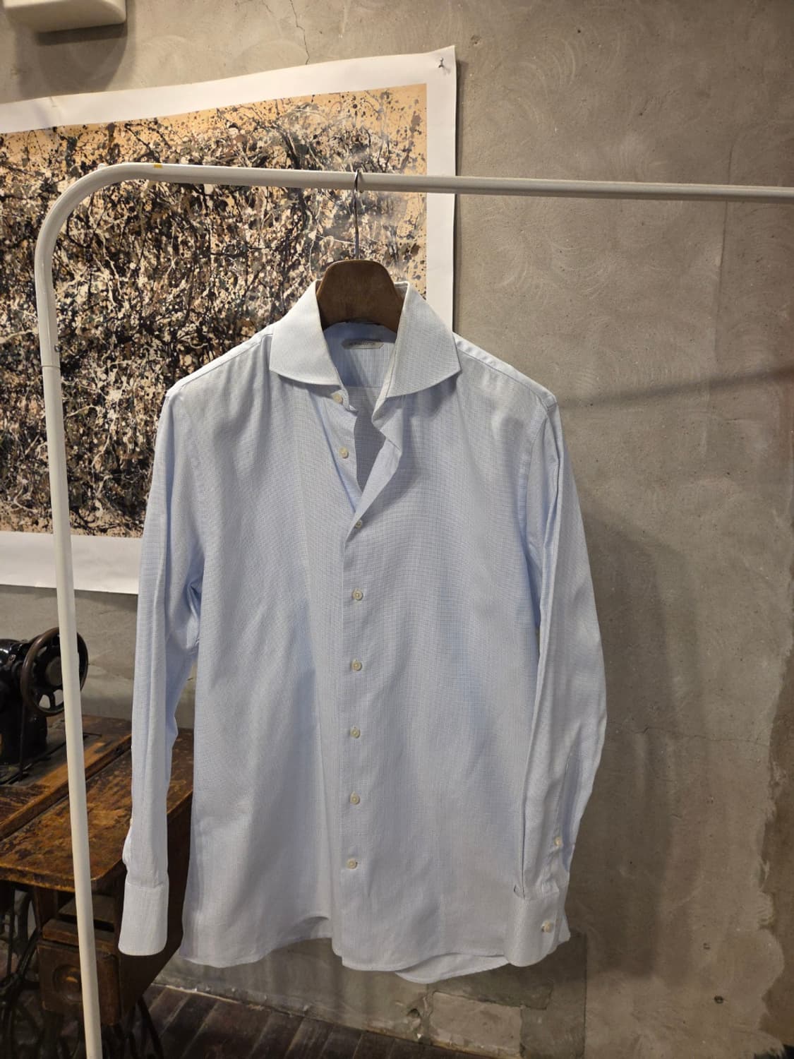 수트서플라이 와이드스프레드칼라 셔츠 상품이미지5