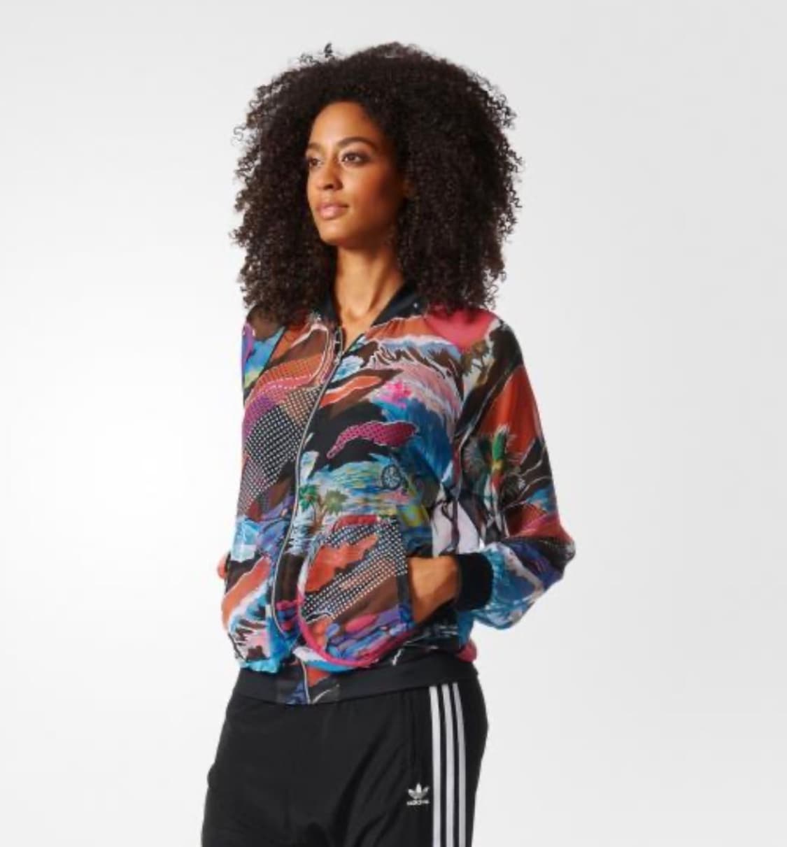 아디다스 시스루 매쉬 바람막이 집업 90사이즈 상품이미지1