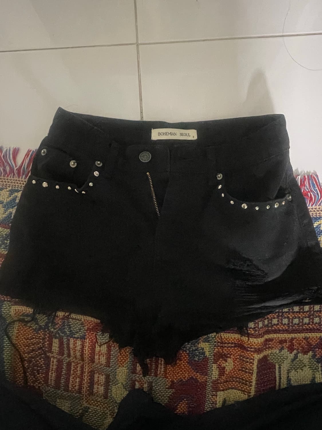 보헤미안서울 스터드 팬츠 상품이미지2