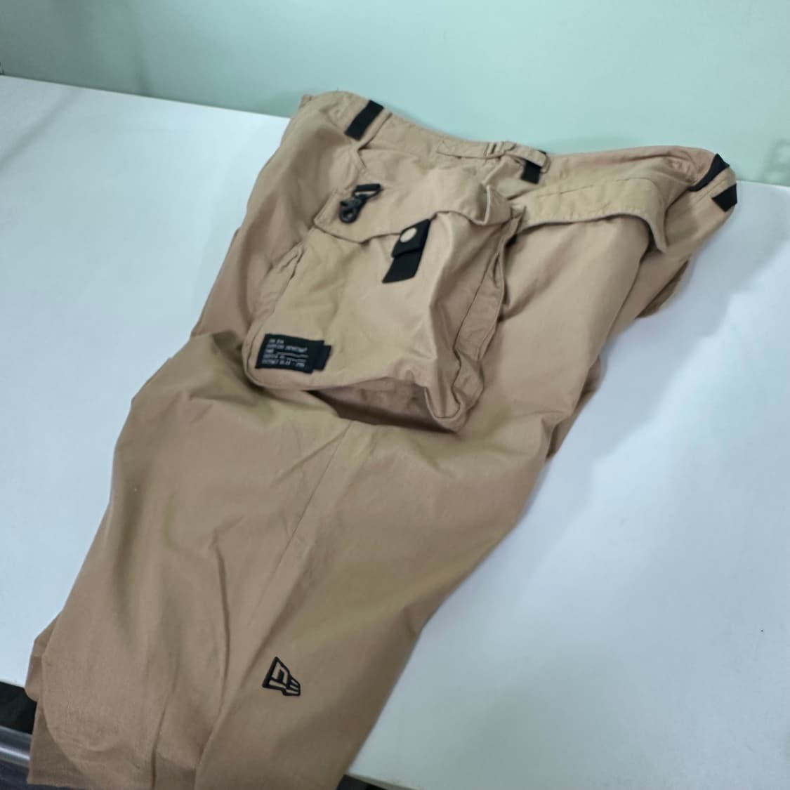 XL 뉴에라 베이지 레귤러핏 코튼 카고 유틸리티팬츠 상품이미지2