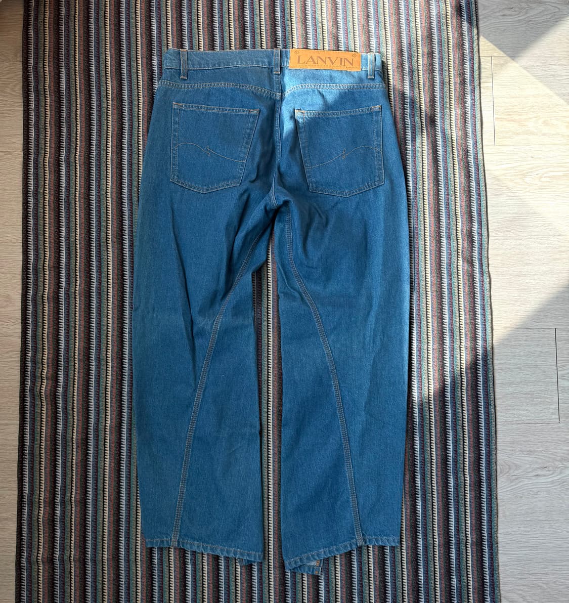 랑방 트위스트 데님 팬츠 상품이미지4