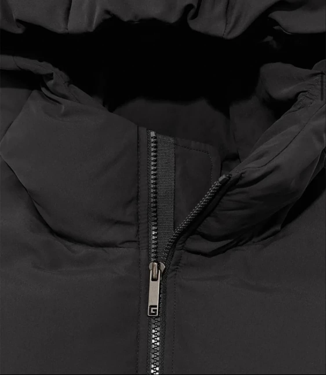 글로니 크롭 패딩 차콜 상품이미지2