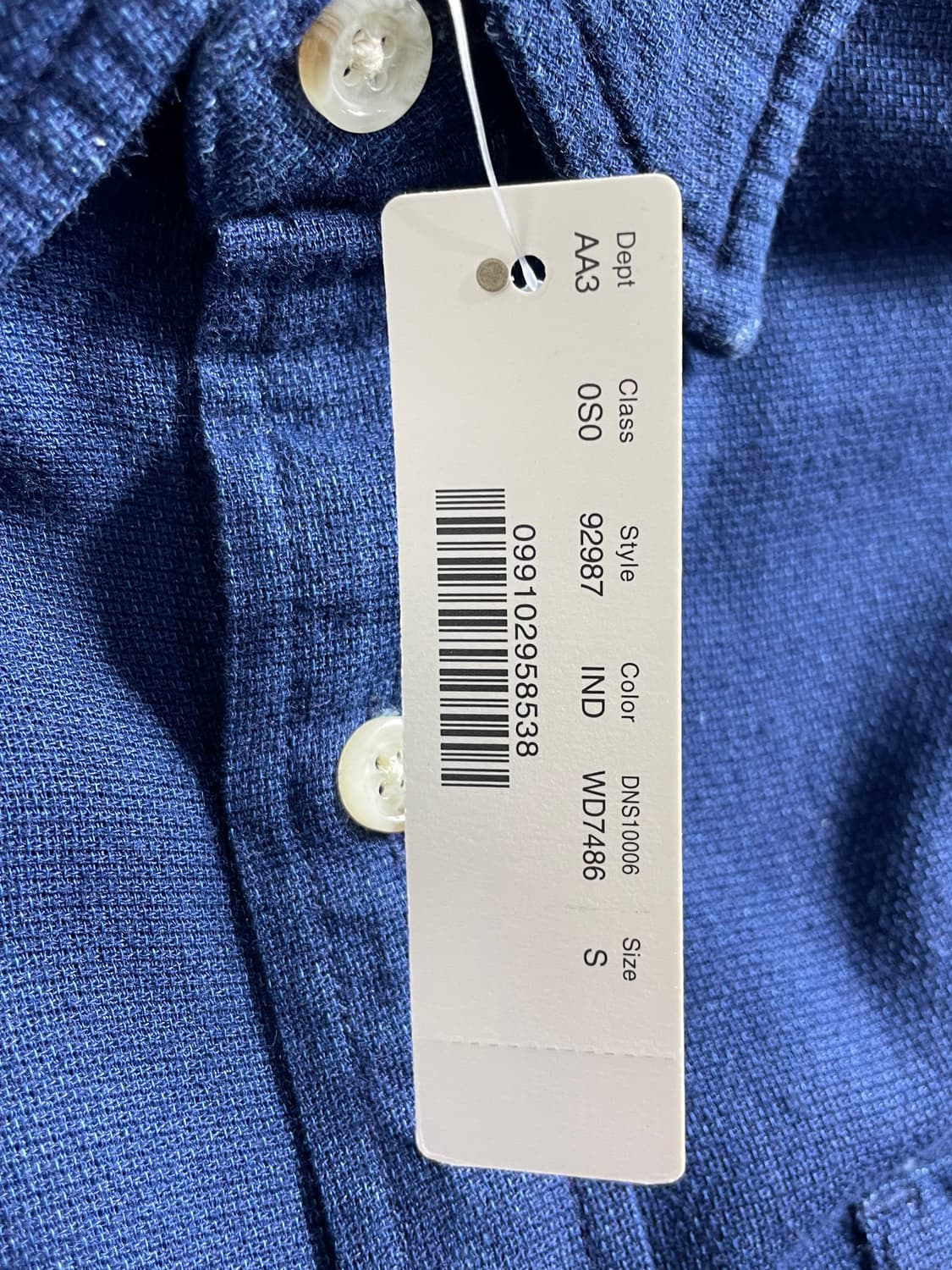 J.Crew 제이크루 셔츠 네이비 상품이미지4