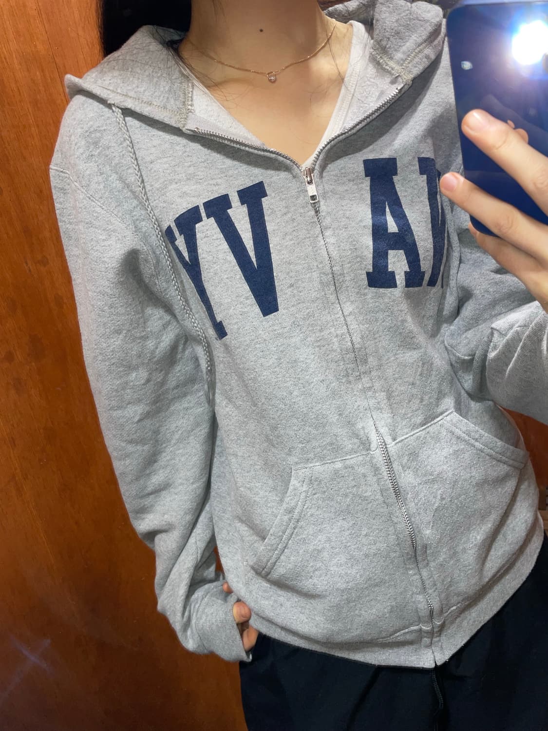 (M) Soffe NANY 밀리터리 후드 집업 상품이미지2