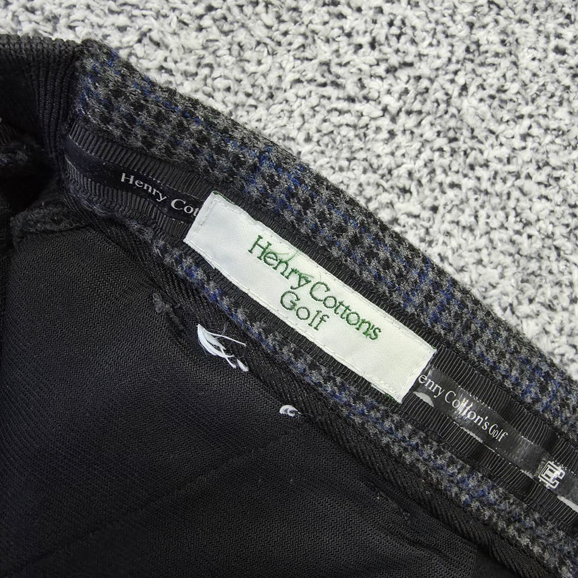 [실측확인] 헨리코튼 남성 골프 하운드투스체크 코튼바지 0119J 상품이미지3