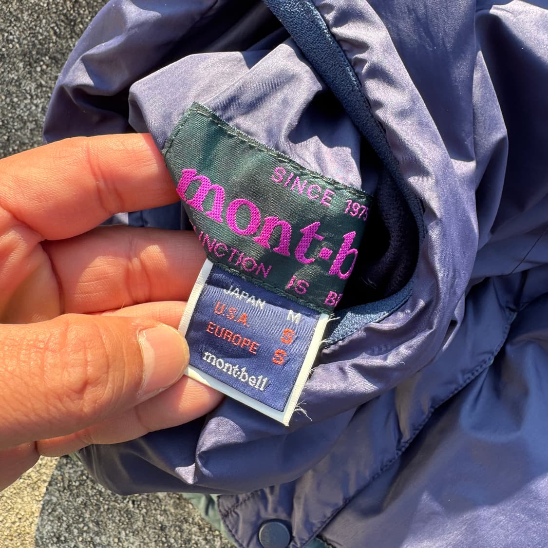 [M] Montbell 몽벨 양면 패딩 자켓 상품이미지10