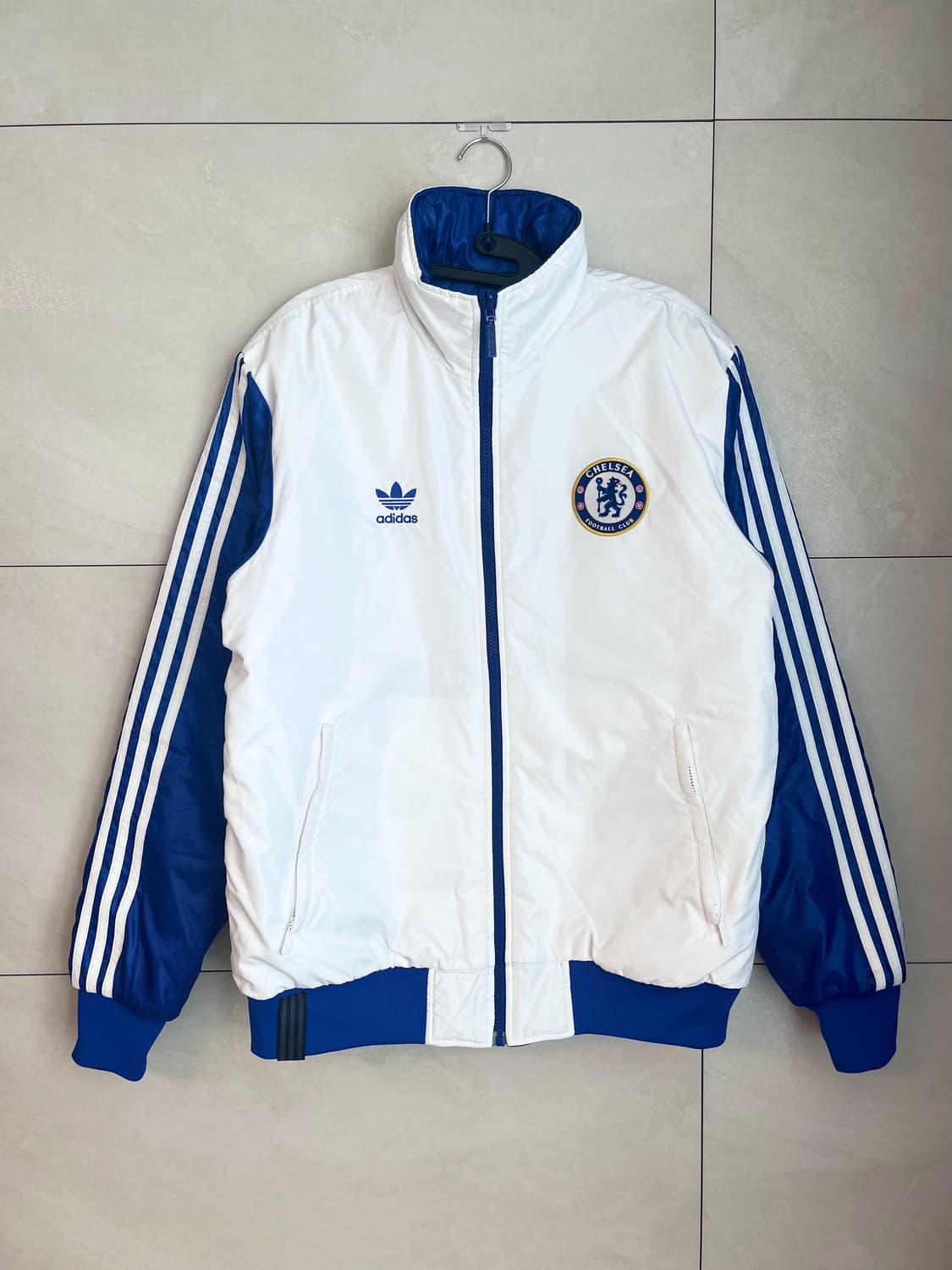 아디다스 첼시 흰,파 리버시블 자켓 (105) 상품이미지1