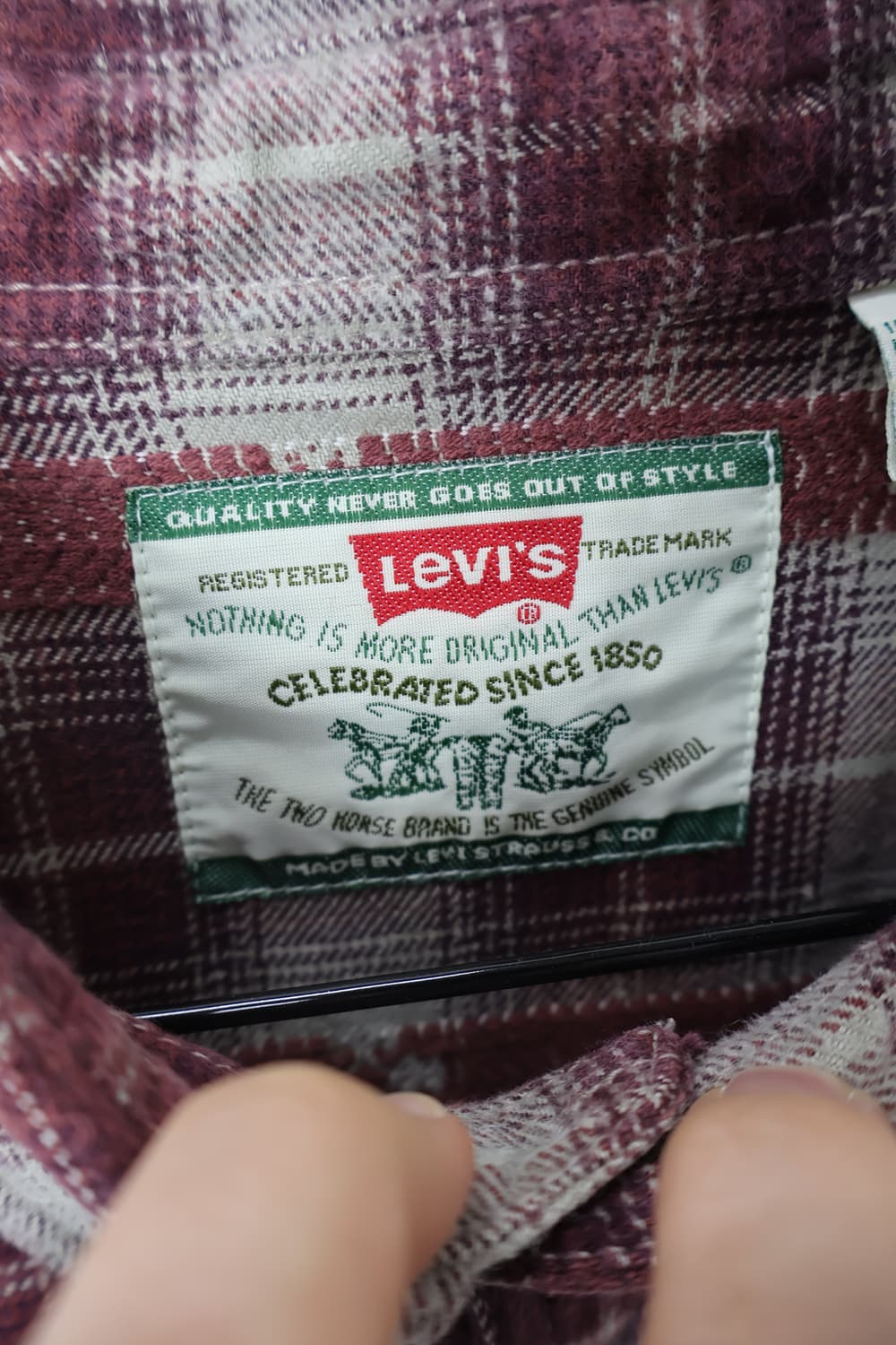 Levi’s 90s Plaid Flannel Shirt 상품이미지3