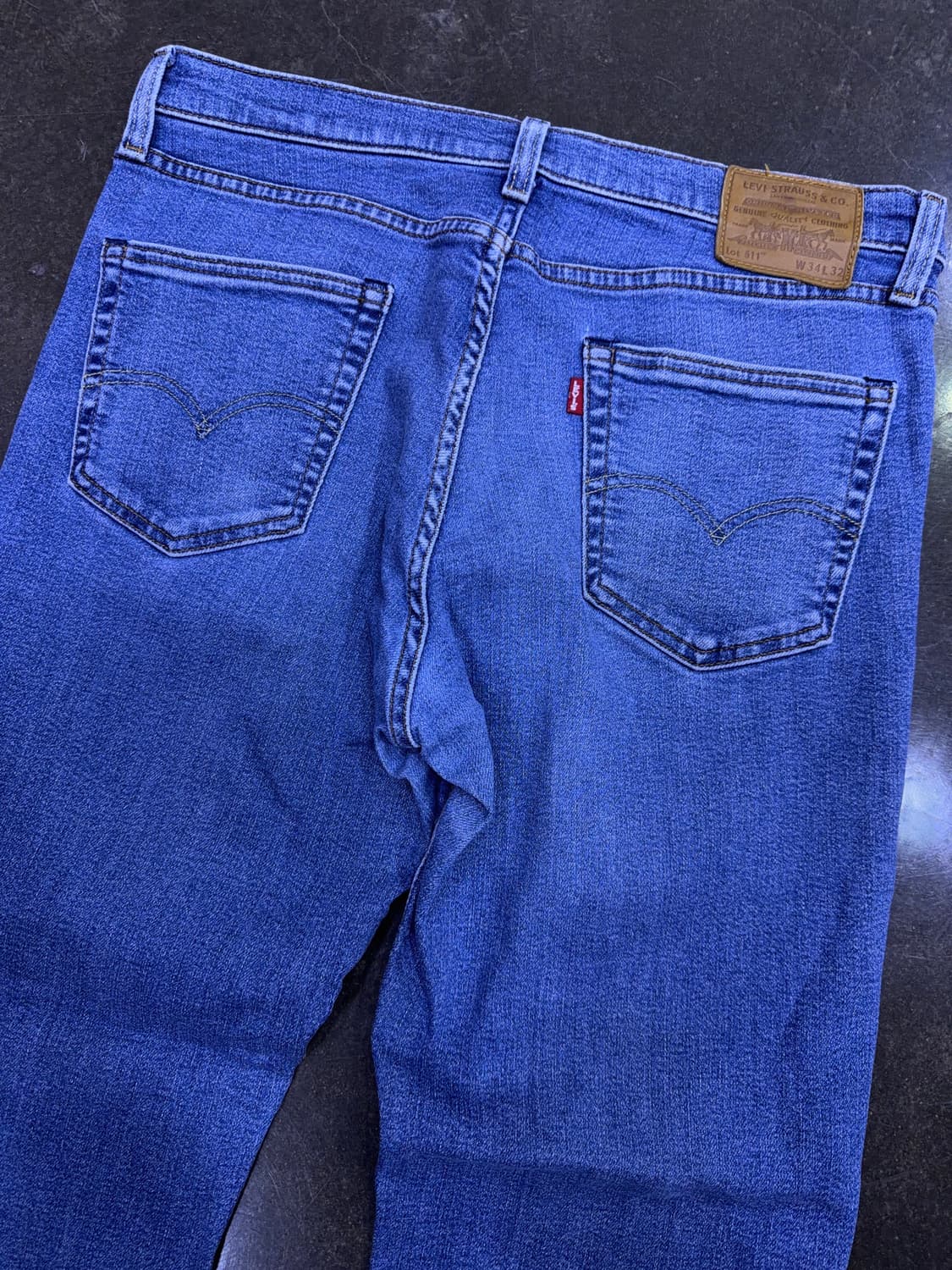 리바이스 511 프리미엄 빅e 슬림핏 라이트 워싱 데님팬츠 34 상품이미지7