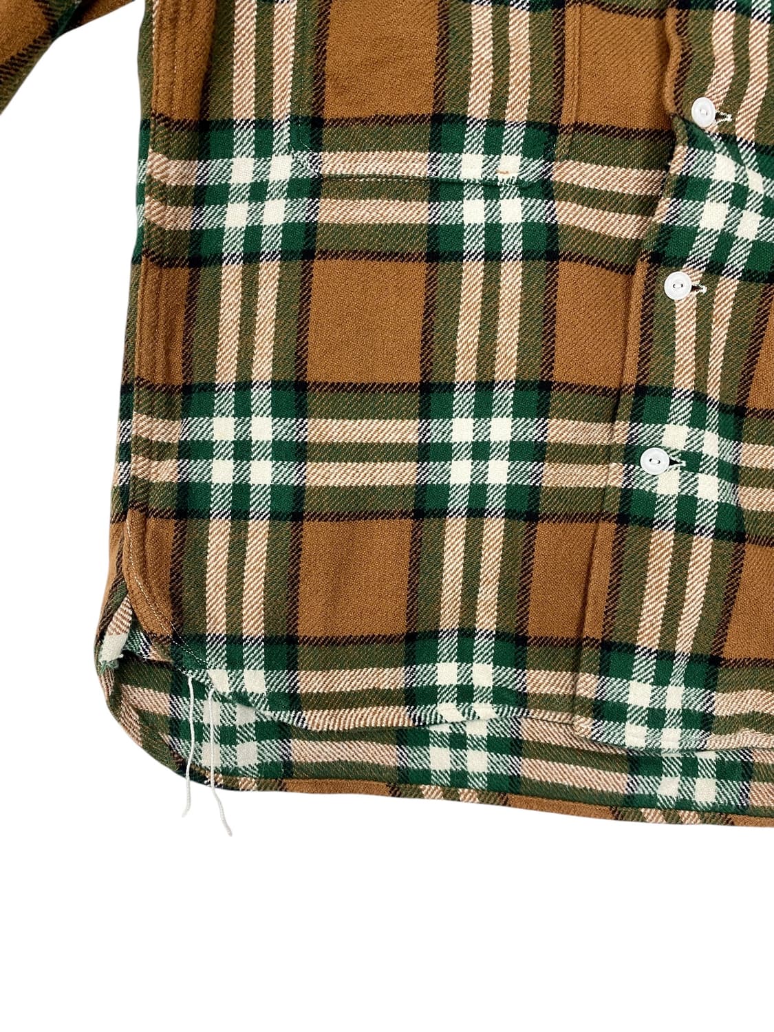 캡틴 선샤인 플란넬 유틸리티 오픈 칼라 셔츠 상품이미지4