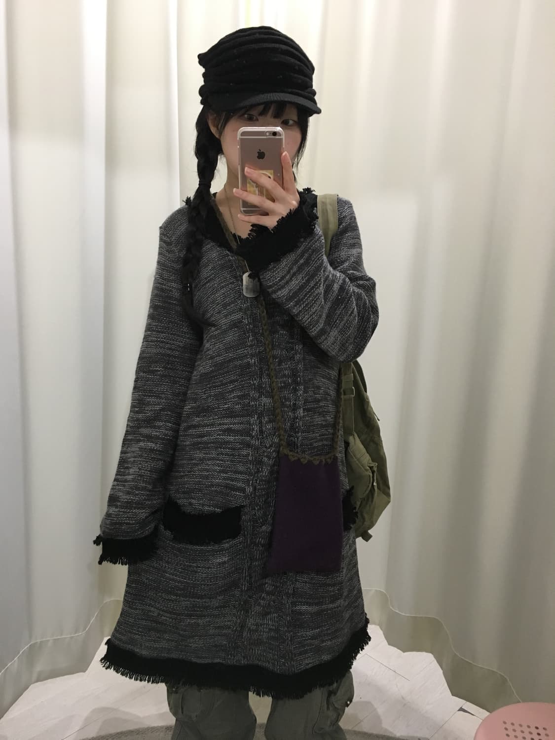 tassel knit long dress 상품이미지7