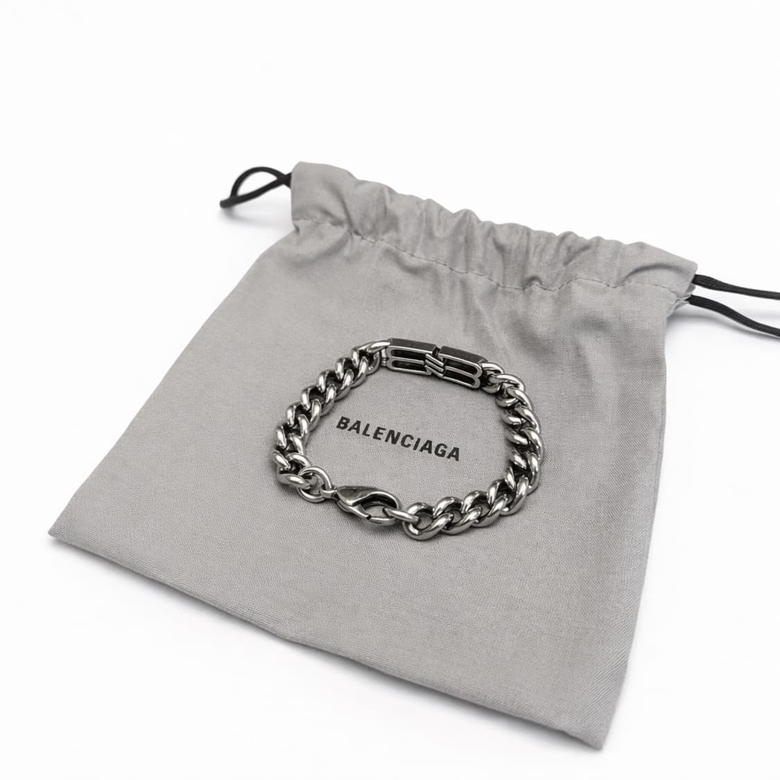 발렌시아가 체인 팔찌 실버 상품이미지2