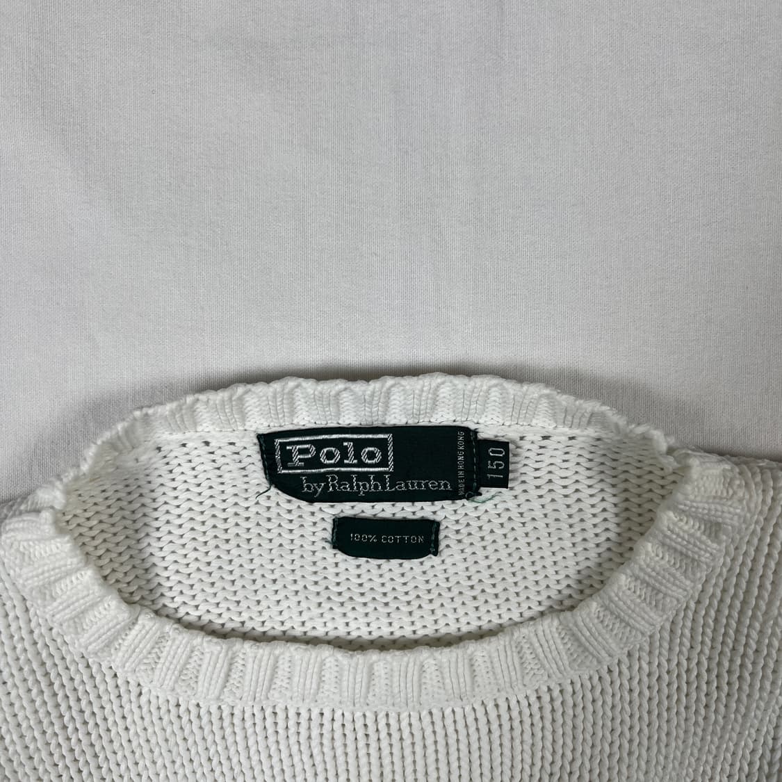 80’s 88년도 폴로랄프로렌 og 크로스플래그 니트 상품이미지4