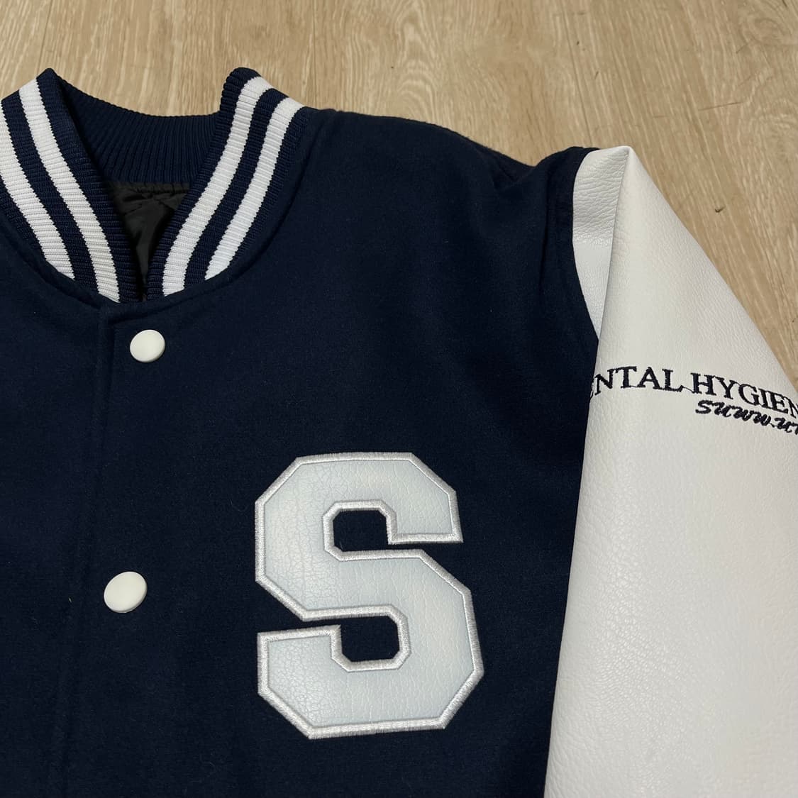 숙명여자대학교 학잠 과잠 야구점퍼 바시티 자켓 M/95 상품이미지6