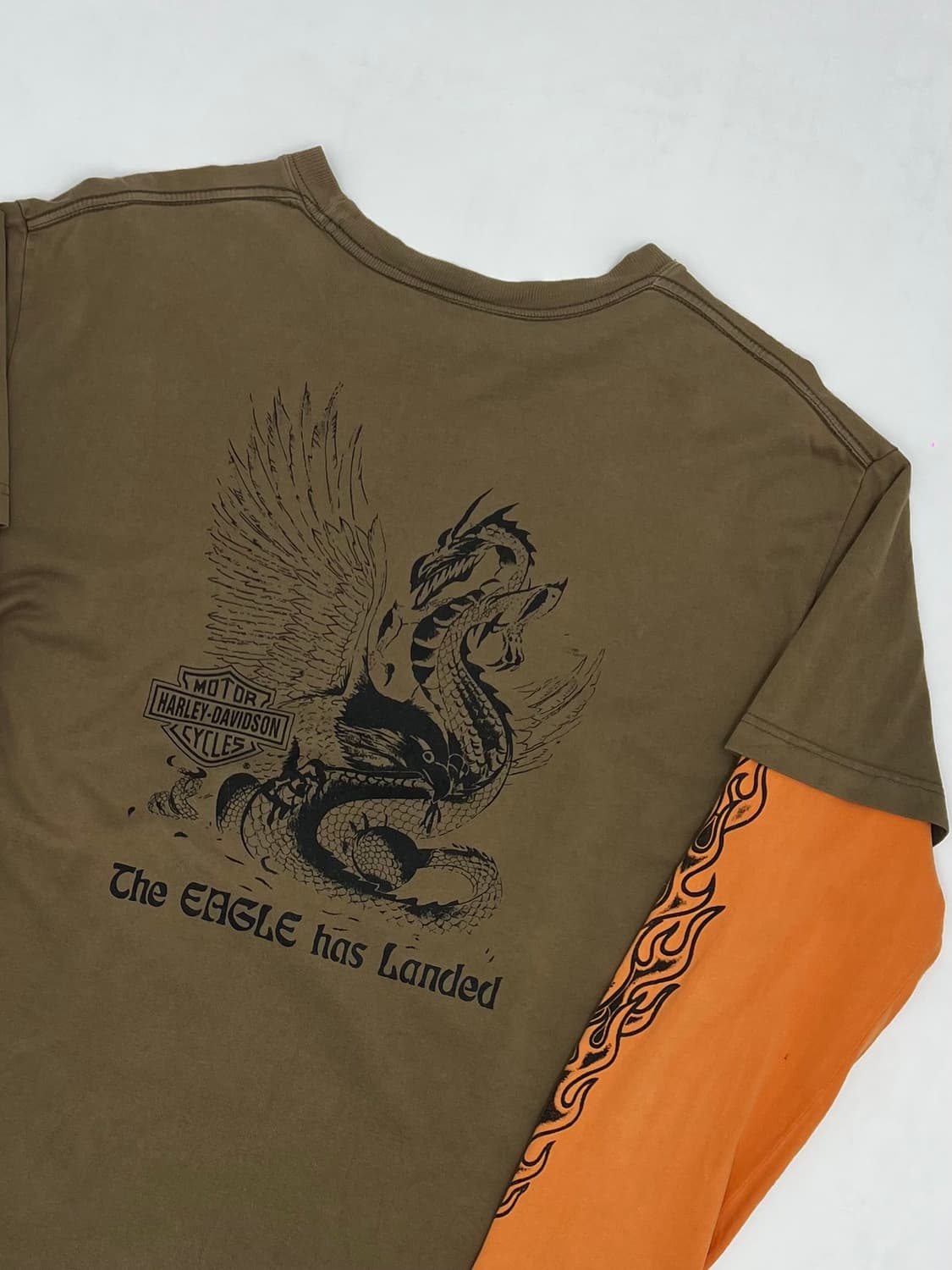 할리 데이비슨 프린팅 롱 슬리브 상품이미지2