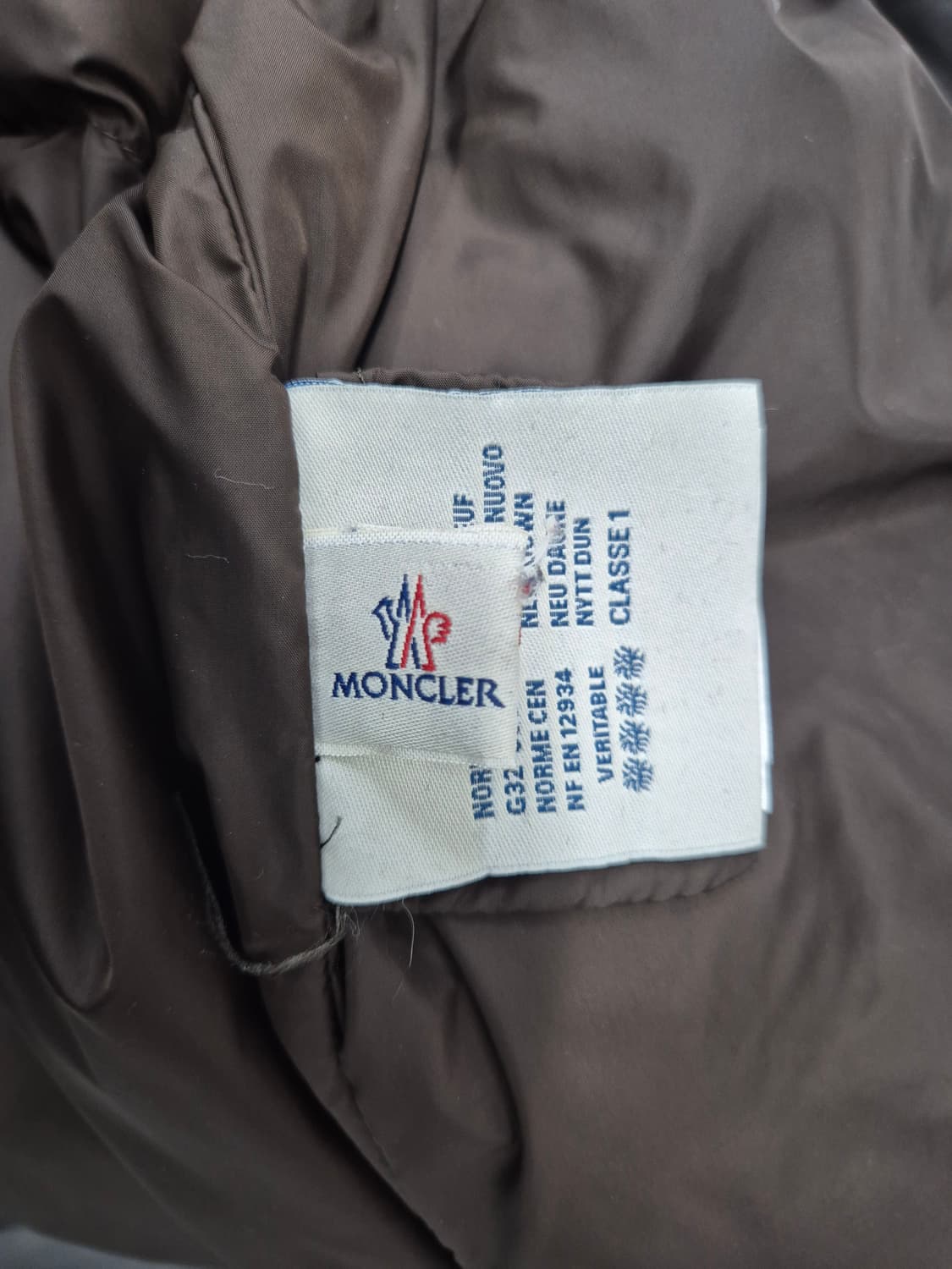 몽클레어 여성 브라운 롱패딩 / 66(정품) 상품이미지6