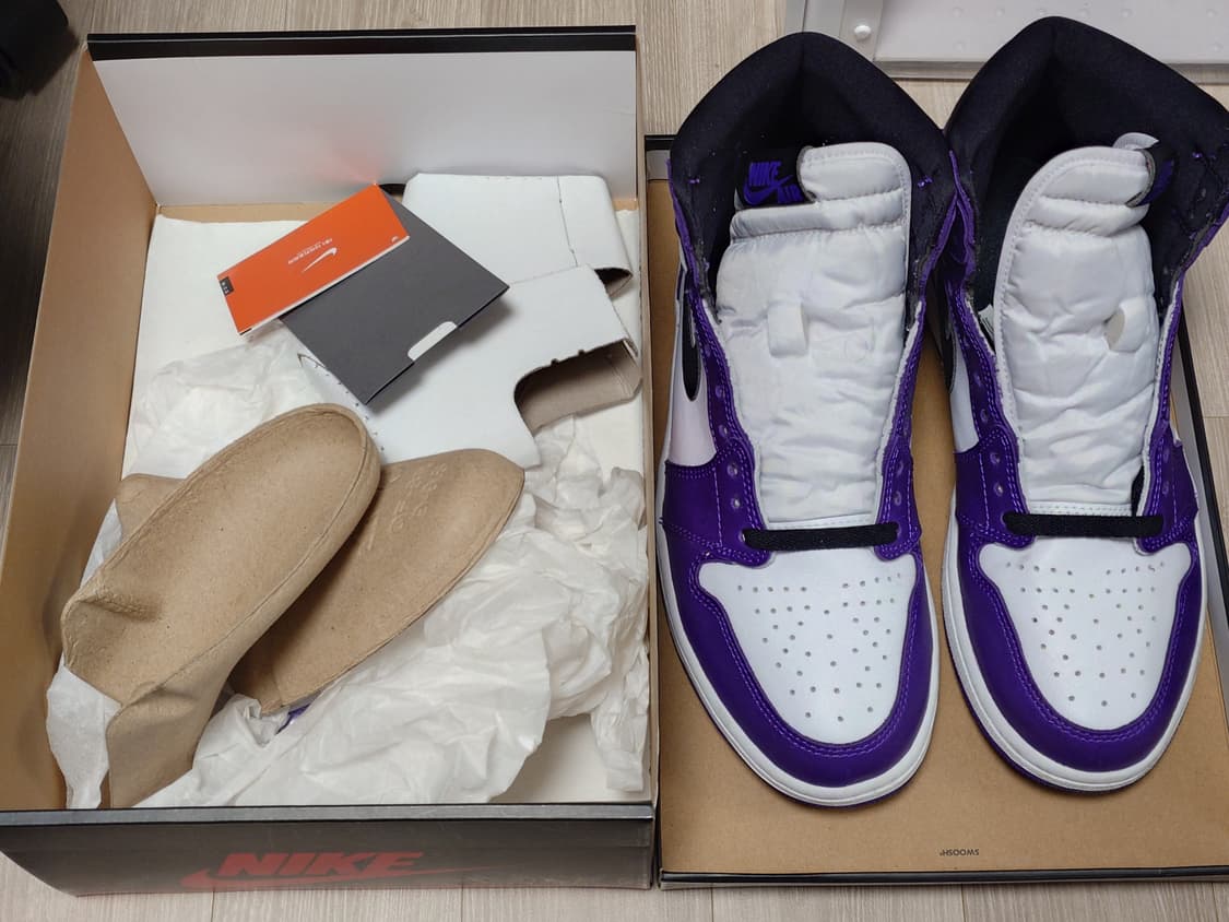 [270] 나이키 에어 조던 1 하이 코트 퍼플 상품이미지1