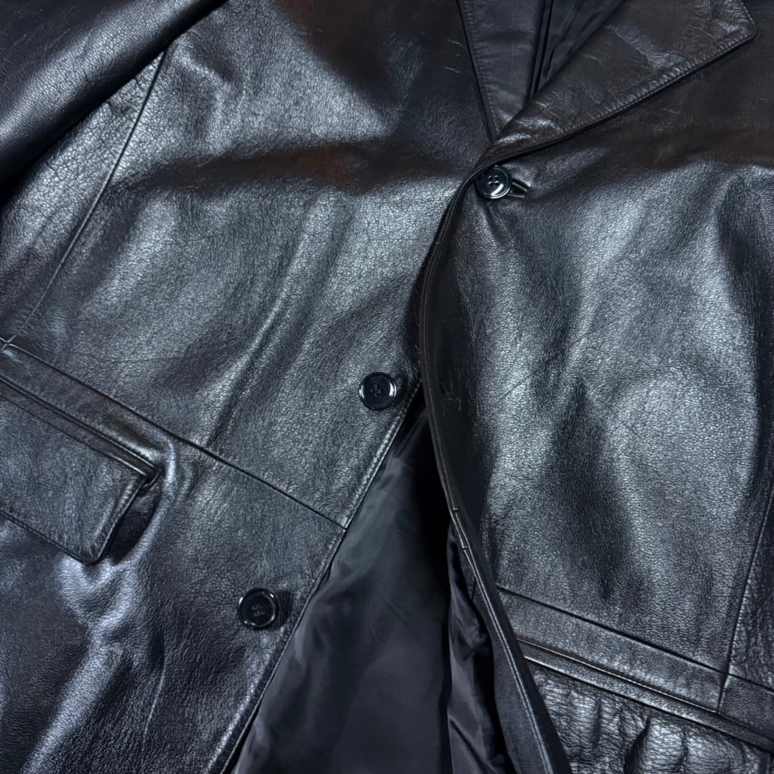 Conad 양가죽 테일러드 자켓 100-105 상품이미지3