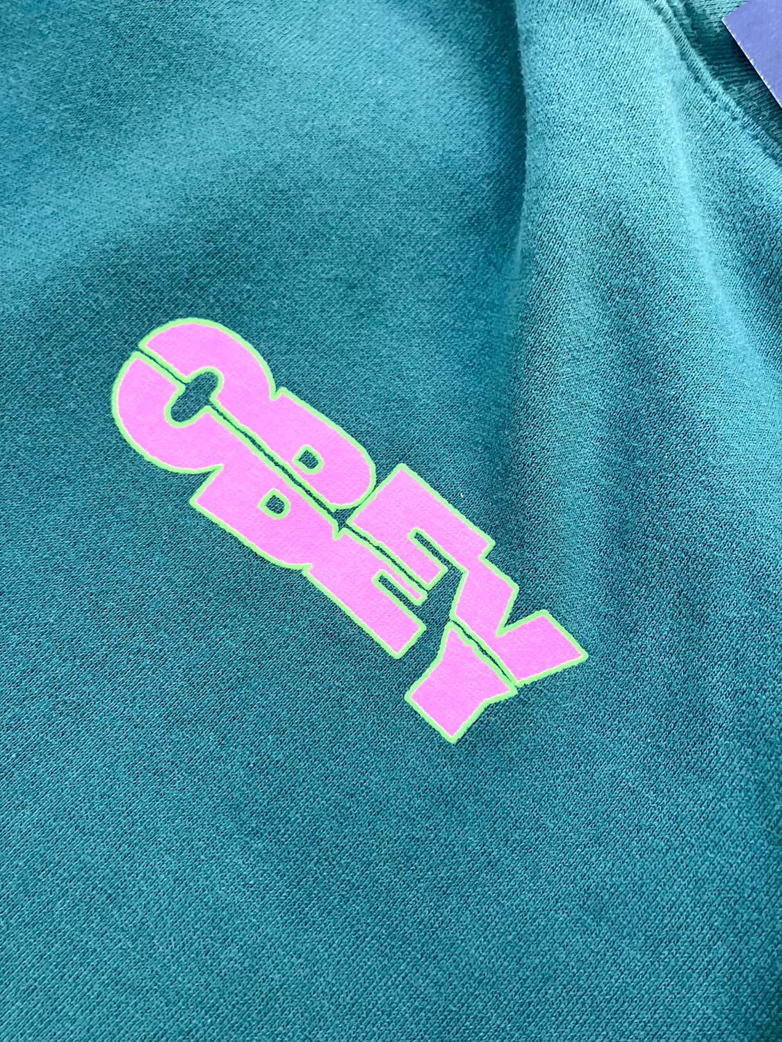 오베이 후드티 그린 L #csz2711 상품이미지4