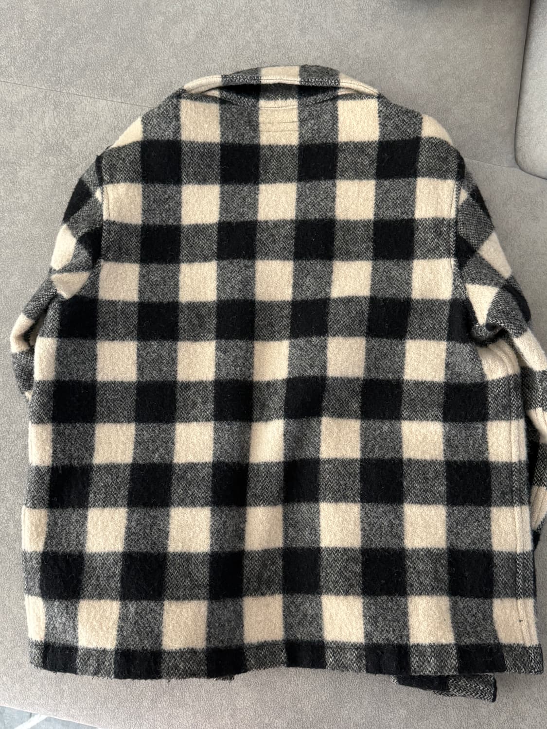 랄프로렌 체크 뽀글이 아우터 자켓 상품이미지2