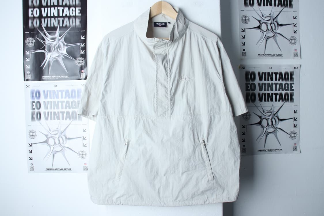 (M-XL) 예일 집업 바람막이 점퍼자켓 반소매 스몰로고-H31689 상품이미지2