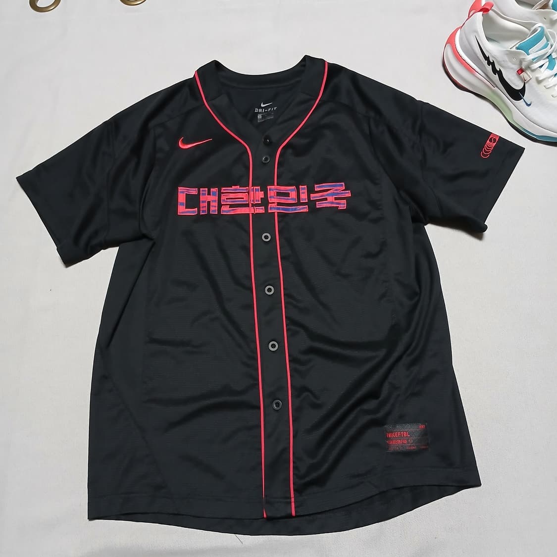 Nike 나이키 대한민국 코리아 베이스볼 져지 유니폼 반팔 상품이미지3