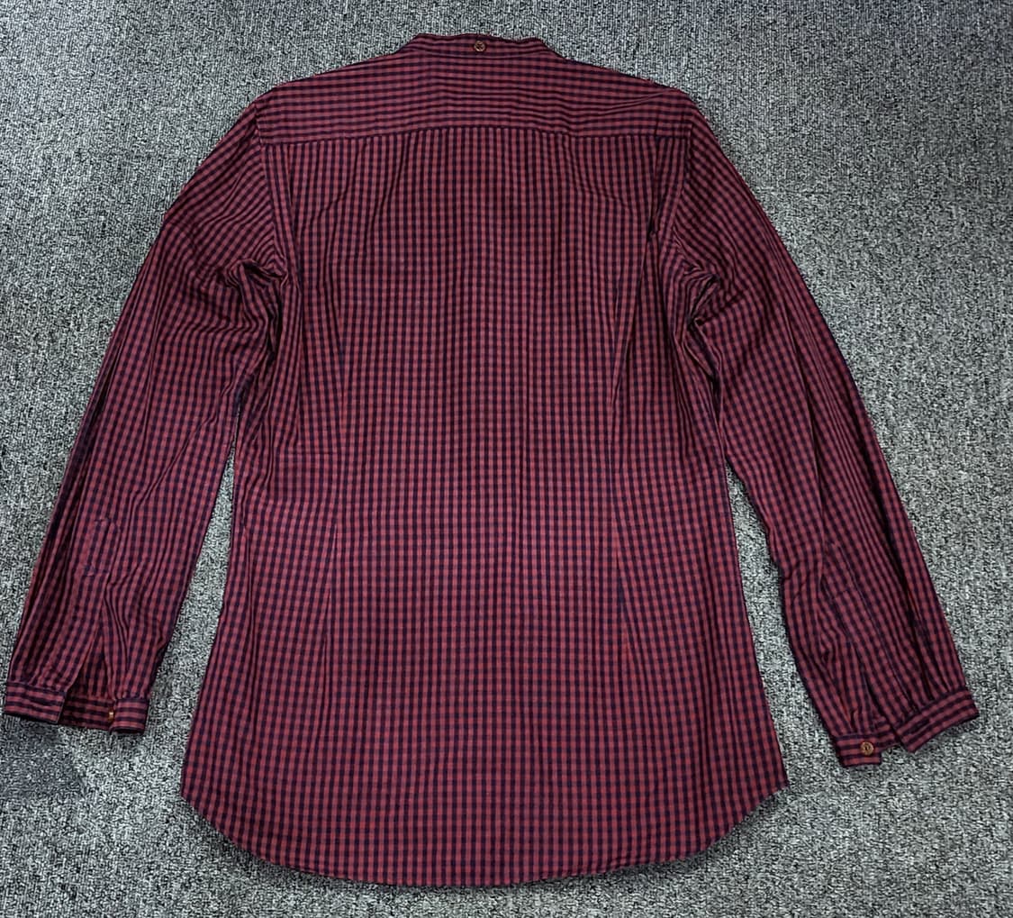 비비안 웨스트우드 MAN 차이나카라 깅엄 체크 셔츠 2 상품이미지2