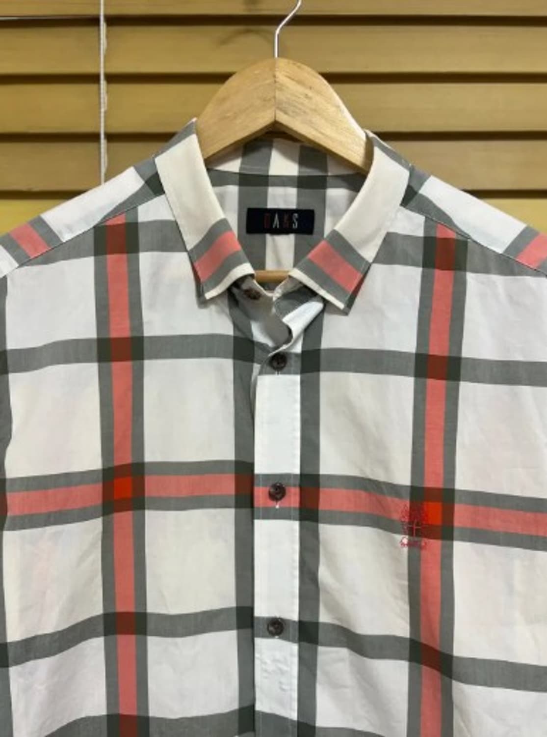 닥스 남성 체크코튼셔츠 100 상품이미지1